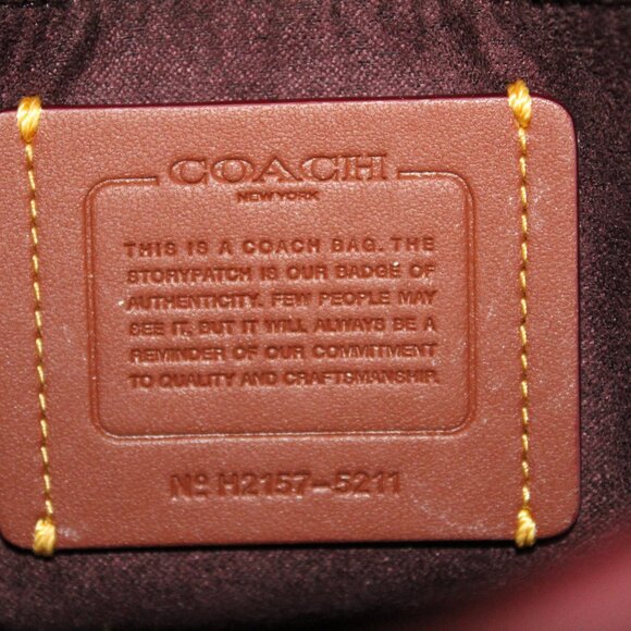 COACH Madison Shoulder Bag in Wine 5211 - Picture 2 of 9